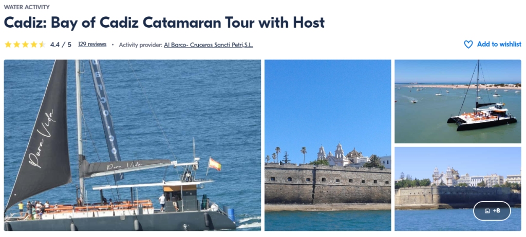 Catamaran cruise in Cádiz