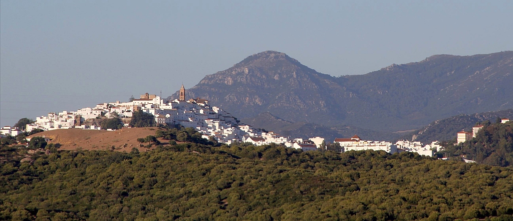 Alcala de los Gazules nestled in the countryside