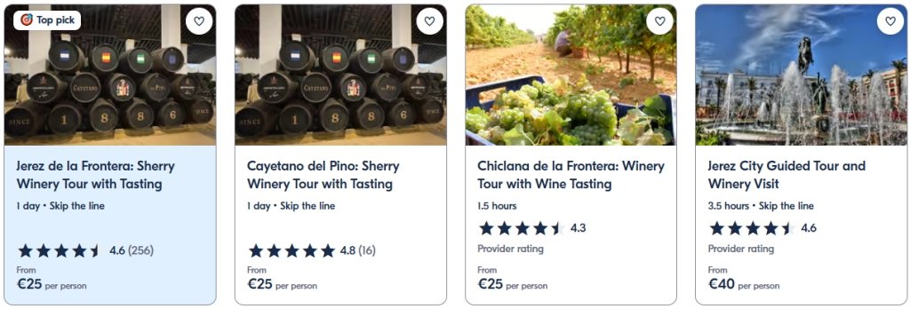 Winery visits in the sherry triangle of Cádiz