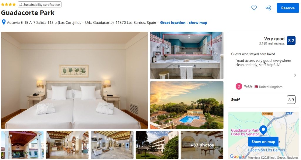 Guadacorte Park Hotel in Los Barrios