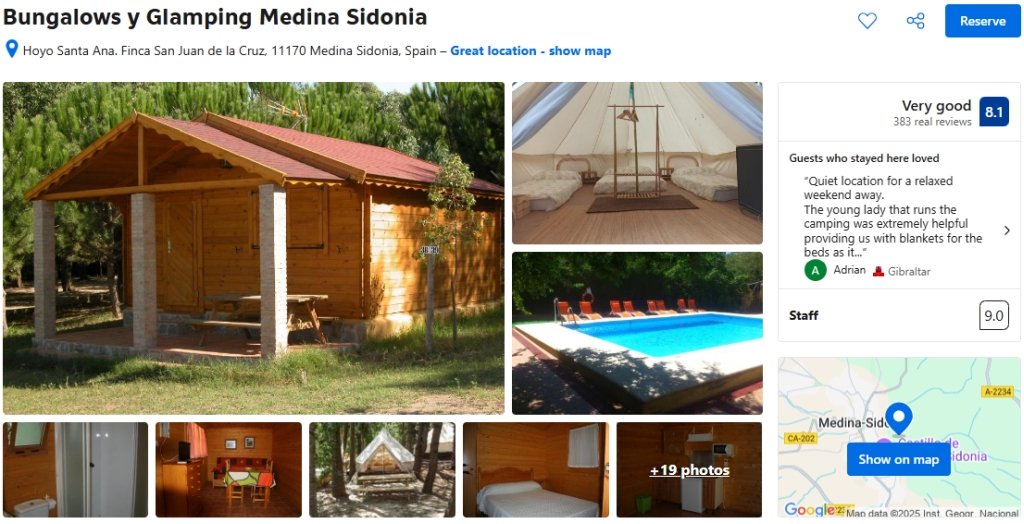 Bungalows y Glamping Medina Sidonia